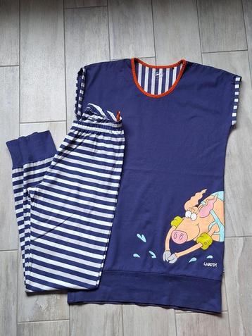 ✿ M176 - Zomerpyjama Woody thema varken beschikbaar voor biedingen