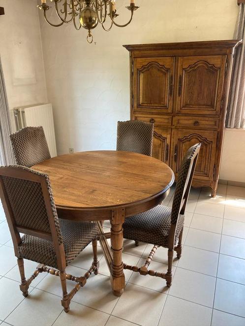 Massieve eetplaats, Huis en Inrichting, Complete eetkamers, Gebruikt, Ophalen