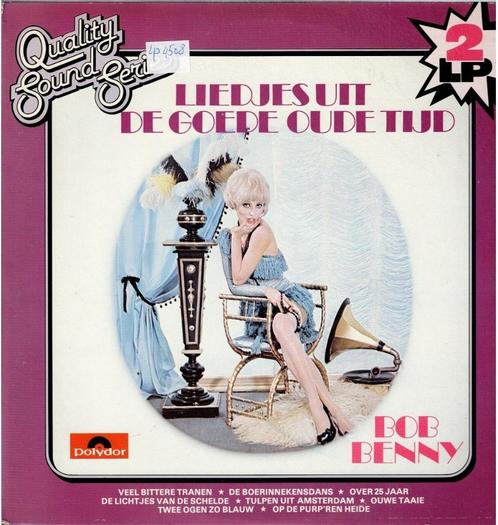 2 x Vinyl, LP   -   Bob Benny – Liedjes Uit De Goede Oude Ti, Cd's en Dvd's, Vinyl | Overige Vinyl, Overige formaten, Ophalen of Verzenden
