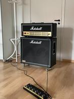 Marshall amp + cabinet + footswitch, Musique & Instruments, Amplis | Basse & Guitare, Guitare, 100 watts ou plus, Enlèvement
