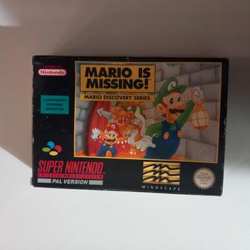 Mario is Missing ! Nintendo snes eur pal version  beschikbaar voor biedingen