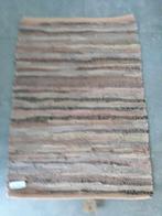 Carpette en cuir neuve, 50 à 100 cm, Brun, Rectangulaire, 50 à 100 cm