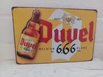 Metalen reclamebord Duvel macave zomerbar, Verzamelen, Biermerken, Verzenden, Duvel