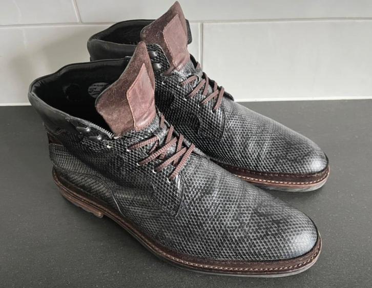 Floris van Bommel herenschoenen maat 9.5 / 43.5 H, Kleding | Heren, Schoenen, Zo goed als nieuw, Veterschoenen, Overige kleuren