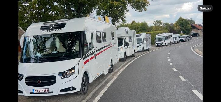 Mobilhome autostar, Caravans en Kamperen, Mobilhomes, Bedrijf, Douche, Luifel, Ophalen