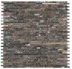 Mozaiek Marron Emperador strips 5mm, Ophalen, Wandtegels, Nieuw, 20 tot 40 cm