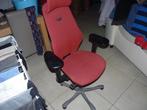 chaise de bureau kinnarps avec appui-tête, Chaise de bureau, Ergonomique, Utilisé, Rouge
