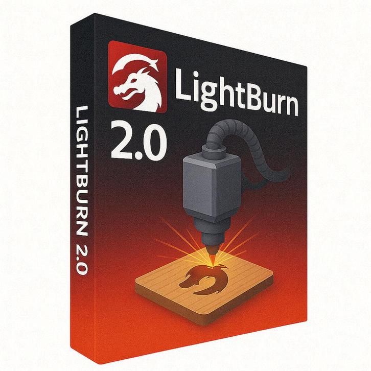 LightBurn 2.0 (2025), Informatique & Logiciels, Logiciel Navigation, Neuf, Enlèvement