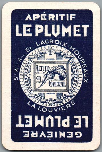 cartes à jouer - LK8500 - Le Plumet, La Louvière 