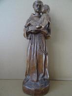 Statue en bois Saint Antoine Jésus 34cm statue Antoine 1958, Image, Utilisé, Enlèvement ou Envoi, Christianisme | Catholique