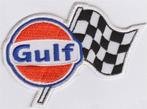 Gulf stoffen opstrijk patch embleem #2, Motos