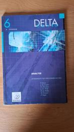 Delta 6 - ANALYSE (3 lesuren) - handboek wiskunde, Ophalen of Verzenden, Gelezen, ASO, Wiskunde A
