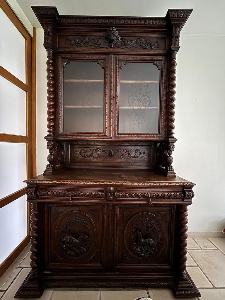 Antieke buffetkast – Neo-Renaissance / Vlaamse Barok, Antiek en Kunst, Antiek | Meubels | Kasten, Ophalen