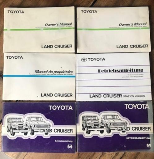 Toyota Land Cruiser oldtimer gebruikshandleidingen, Auto diversen, Handleidingen en Instructieboekjes, Ophalen of Verzenden
