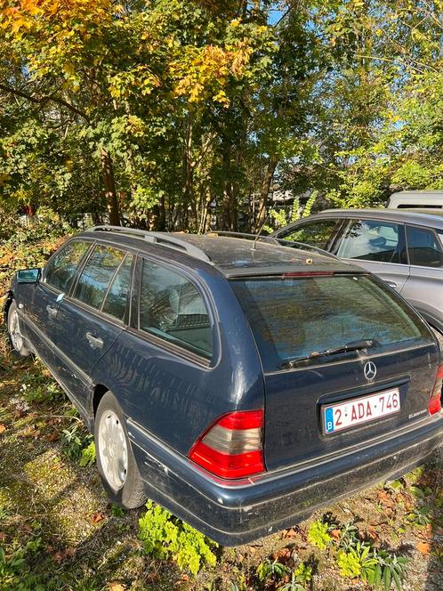 Mercedes c180 ‘97 essence., Autos, Mercedes-Benz, Particulier, Alarme, Bleu, Bleu, Cuir, Enlèvement