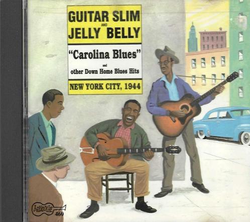 CD -Carolina Blues -Guitar Slim & Jelly Belly, CD & DVD, CD | Jazz & Blues, Comme neuf, Blues, 1940 à 1960, Envoi