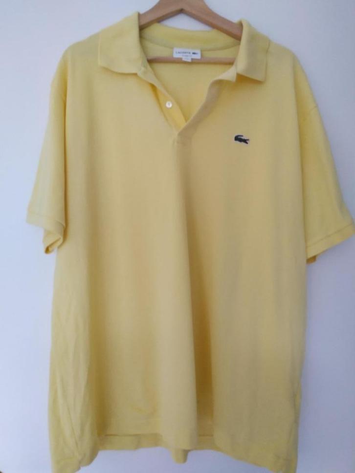 T-shirt Lacoste Classic Fit - maat XL, Kleding | Heren, T-shirts, Nieuw, Maat 56/58 (XL), Geel, Ophalen of Verzenden