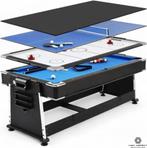 pooltafel - Airhockeytafel - pingpongtafel  - Multi 4 in 1 g, Ophalen of Verzenden, Nieuw, Pooltafel