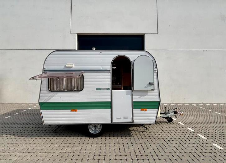 LEUKE CHATEAU CARAVAN TE KOOP, Caravans en Kamperen, Caravans, Particulier, tot en met 4, 500 - 750 kg, Chateau, Gascomfoor, Kachel