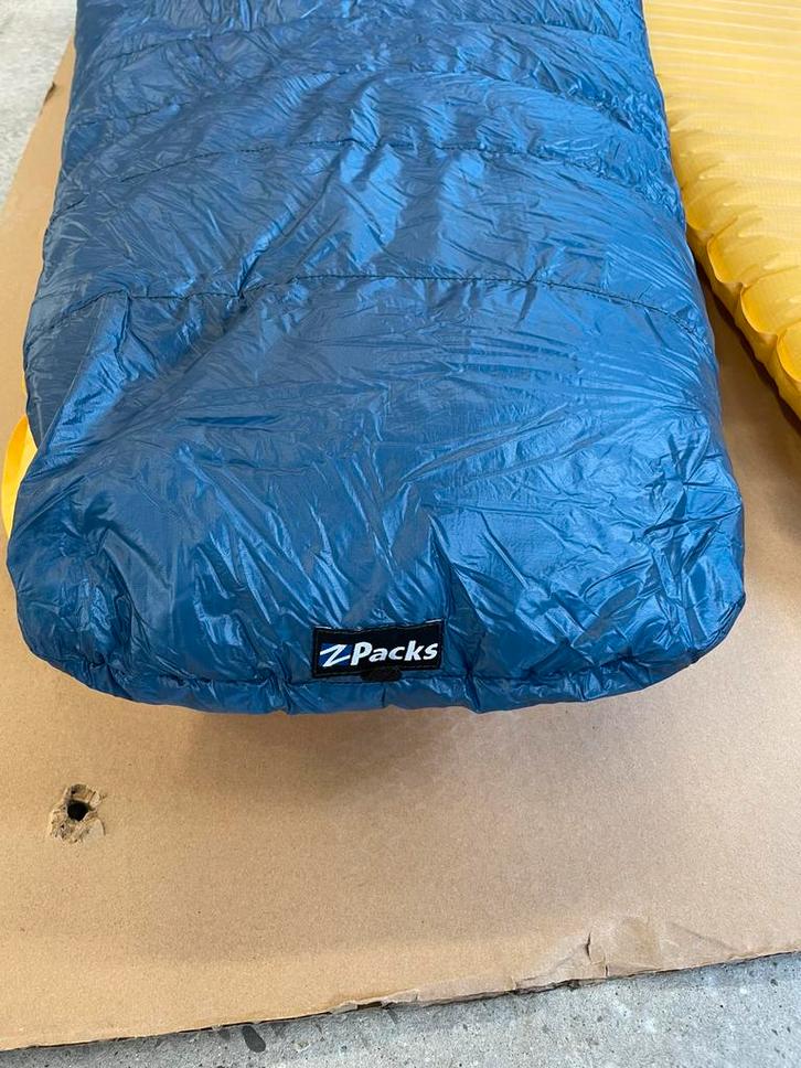 Z-packs ultralight slaapzak, Caravanes & Camping, Sacs de couchage, Comme neuf, Enlèvement ou Envoi
