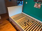 1 persoonsbed met matras, Huis en Inrichting, Slaapkamer | Bedden, Ophalen, Zo goed als nieuw