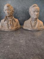 Stenen bustes van Beethoven en Wagner., Ophalen of Verzenden