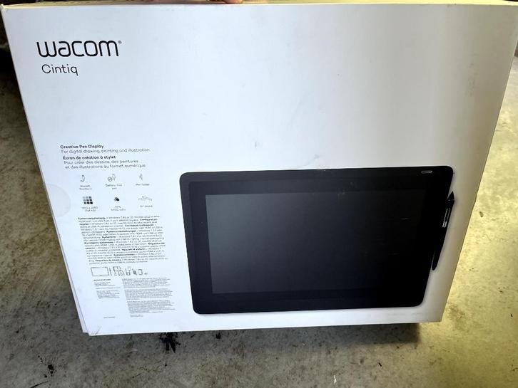 wacom cintiq 16 tekentablet, Hobby en Vrije tijd, Elektronica-componenten, Nieuw, Ophalen