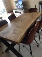 Boomstamtafel voor 6 pers, Huis en Inrichting, Ophalen of Verzenden, Nieuw