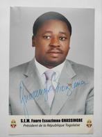 Photo dédicacée - Autographe - Faure Gnassingbé (Togo), Comme neuf, Enlèvement ou Envoi