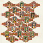 Lot de 20 bagues anciennes signées de la famille royale de B, Collections, Articles de fumeurs, Briquets & Boîtes d'allumettes