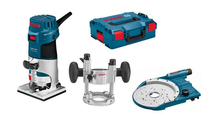 Fraise à chants Bosch GKF 600 + TE 600 + ventilateur OFA, Bricolage & Construction, Outillage | Outillage à main, Enlèvement ou Envoi
