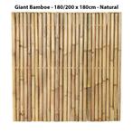 Bamboe schutting 180x180cm Nature of Dark met clear coating, Tuin en Terras, Nieuw, Ophalen of Verzenden, Minder dan 3 meter, 1 tot 2 meter