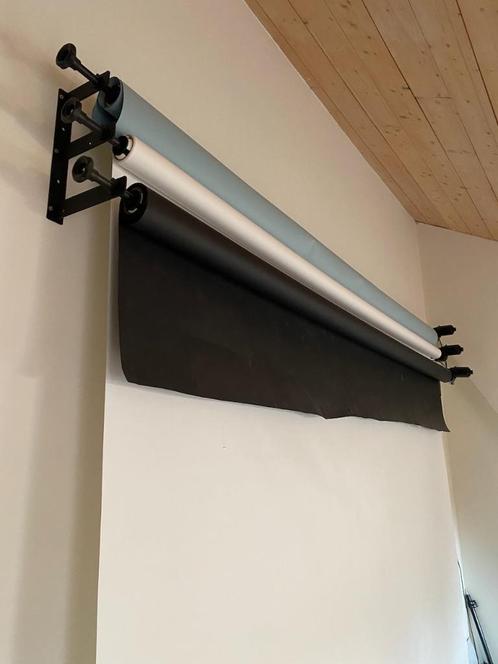 Achtergrond systeem voor papierrollen, Audio, Tv en Foto, Fotografie | Fotostudio en Toebehoren, Zo goed als nieuw, Achtergrond