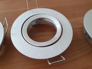 25x spot armatuur kantelbaar (zilver geborsteld aluminium) beschikbaar voor biedingen