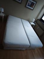 Divan lit blanc bêche, 75 à 100 cm, Comme neuf, Enlèvement, Deux personnes