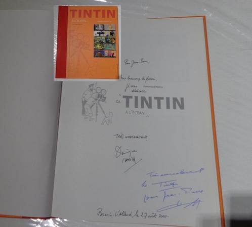 Tintin à l'écran, par Maricq. dedicacé Tirage 5000 ex, Livres, BD, Neuf, Une BD, Enlèvement ou Envoi
