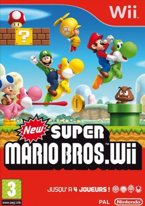 New Super Mario Bros Wii (Nintendo Wii), Consoles de jeu & Jeux vidéo, Jeux | Nintendo Wii, Comme neuf, Enlèvement ou Envoi