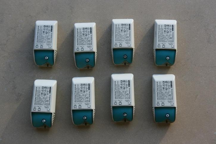 Osram Halotronic 12 V tranformatoren (8 stuks), Doe-het-zelf en Bouw, Elektriciteit en Kabels, Gebruikt, Overige typen, Ophalen of Verzenden