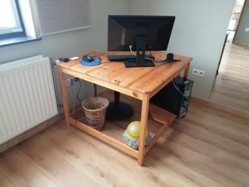 hoekcomputerbureautje, Computers en Software, Laptoptafels, Gebruikt, Ophalen