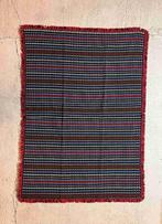 Grand foulard woonkleed plaid geweven strepen Andes 106/146, Ophalen of Verzenden, Zo goed als nieuw