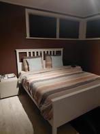 Tweepersoonsbed Hemnes inclusief lattenbodem (2), Huis en Inrichting, Slaapkamer | Bedden, Ophalen, Wit, Tweepersoons, Zo goed als nieuw