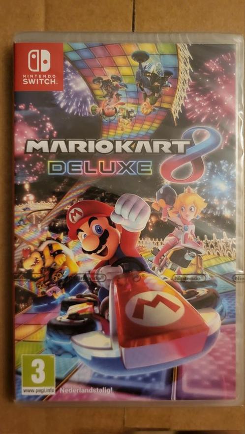 Mario Kart 8 Deluxe, Games en Spelcomputers, Games | Nintendo Switch, Nieuw, Racen en Vliegen, Vanaf 3 jaar, Online, Ophalen