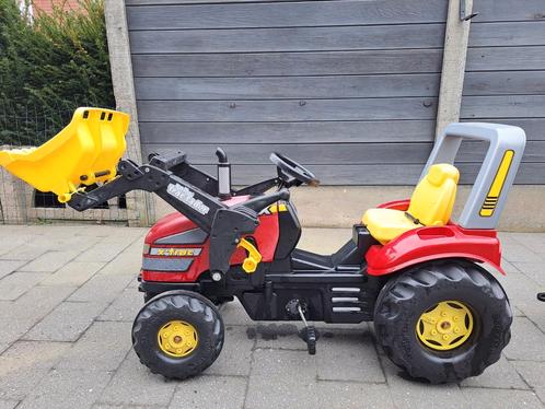 Tractor met aanhangwagentjes, Kinderen en Baby's, Speelgoed | Buiten | Skelters, Zo goed als nieuw, Ophalen