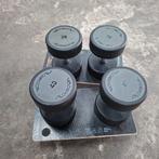 Technogym Pu Dumbells Set  2 x 38 kilo , 2 x 40 kilo, Sport en Fitness, Ophalen, Zo goed als nieuw