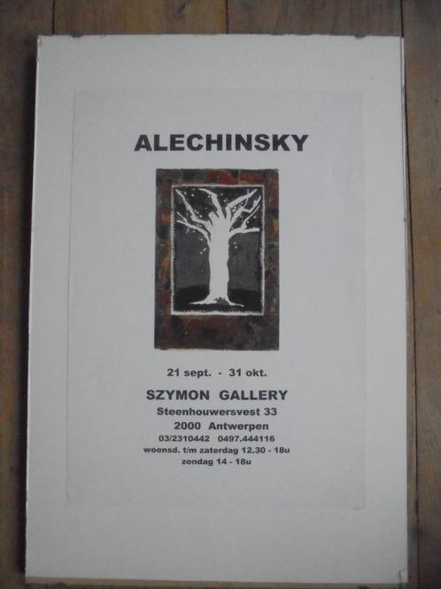 Pierre Alechinsky  Expositie Affiche, Antiek en Kunst, Kunst | Litho's en Zeefdrukken, Verzenden