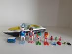 Playmobil speedboot, Kinderen en Baby's, Complete set, Ophalen of Verzenden, Zo goed als nieuw
