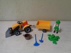 Playmobil 4486 tuinman met tractor, Ensemble complet, Utilisé, Enlèvement ou Envoi