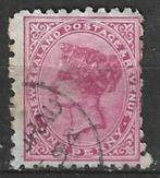 Nieuw Zeeland 1882 - Yvert 60 - Koningin Victoria - 1 p (ST), Timbres & Monnaies, Timbres | Océanie, Affranchi, Envoi