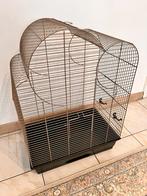 Cage à oiseaux avec mangeoires utilisée pendant 1 semaine, Animaux & Accessoires, Enlèvement, Neuf, Aluminium, Cage à oiseaux