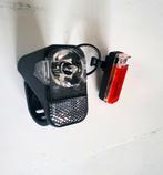 AXA VISTO 3: voorlicht en achterlicht., Fietsen en Brommers, Fietsaccessoires | Fietsverlichting, Waterbestendig, Nieuw, Ophalen of Verzenden